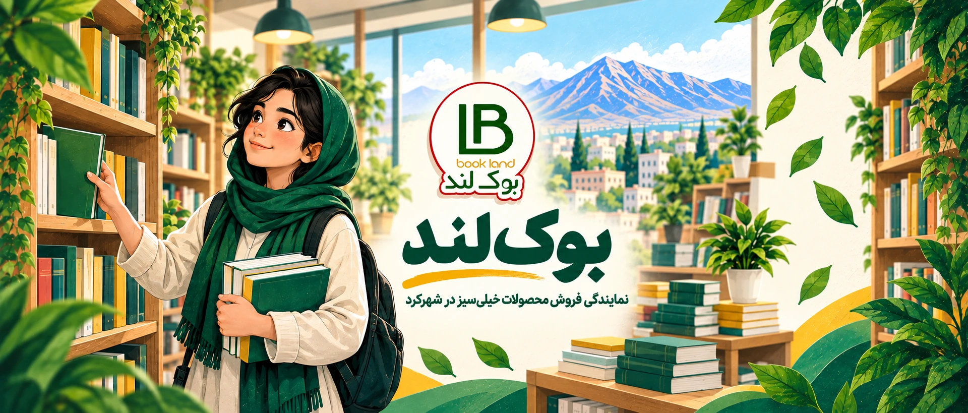 نمایندگی فروش محصولات خیلی‌سبز در بوک‌لند شهرکرد